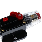 Maxbell DC 12V-24V Car Audio Inline Manual Reset Circuit Breaker Fuse Switch 20AMP