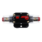 Maxbell DC 12V-24V Car Audio Inline Manual Reset Circuit Breaker Fuse Switch 20AMP