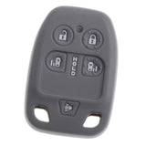 Max Car Key Fob Protector Silicone Case Cover 6 Buttons for Honda Gray