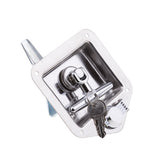 Maxbell T-Shape T Handle Lock Toolbox for Truck Trailer Camp Stainless Steel Folding