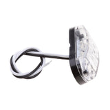 Max 10 Pieces 12V-24V Car Truck Trailer Indicator Side Marker 2LED Lights White