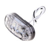 Max 10 Pieces 12V-24V Car Truck Trailer Indicator Side Marker 2LED Lights White
