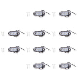 Max 10 Pieces 12V-24V Car Truck Trailer Indicator Side Marker 2LED Lights White