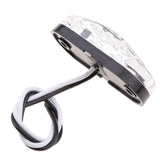 Max 10 Pieces 12V-24V Car Truck Trailer Indicator Side Marker 2LED Lights White