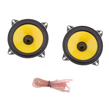 Max 1 Pair 4 inch 60W Car 2 Way Audio Speaker Stereo Tweeters Coaxial Speakers