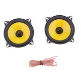 Max 1 Pair 4 inch 60W Car 2 Way Audio Speaker Stereo Tweeters Coaxial Speakers