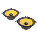 Max 1 Pair 4 inch 60W Car 2 Way Audio Speaker Stereo Tweeters Coaxial Speakers