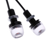 Max 2 Pieces Universal Car 3030 3SMD LED Driving Turn Signal Light Lamp Red