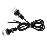 Max 2 Pieces Universal Car 3030 3SMD LED Driving Turn Signal Light Lamp Red