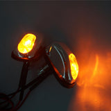 Max Pair Car Hood Windshield Spray Nozzle Wiper Washer  With LED Light  Yellow