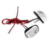 Max Pair Car Hood Windshield Spray Nozzle Wiper Washer  With LED Light  Yellow