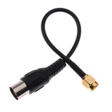 Max IEC DVB-T TV PAL female to SMA Male Jumper Pigtail Cable RG174