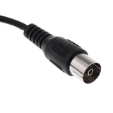 Max IEC DVB-T TV PAL female to SMA Male Jumper Pigtail Cable RG174