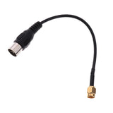 Max IEC DVB-T TV PAL female to SMA Male Jumper Pigtail Cable RG174