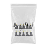 Maxbell 10 Pieces Auto Car Windshield Washer Sprayer Nozzle Black for Nissan Tiida Sylphy