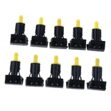 Maxbell 10 Pieces Auto Car Windshield Washer Sprayer Nozzle Black for Nissan Tiida Sylphy