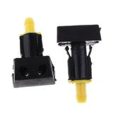 Maxbell 10 Pieces Auto Car Windshield Washer Sprayer Nozzle Black for Nissan Tiida Sylphy