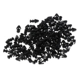 Max 100Pieces Car Anti-scratch Strips Rivet Trim Push Clip for Ford Fiesta Focus