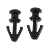 Max 100Pieces Car Anti-scratch Strips Rivet Trim Push Clip for Ford Fiesta Focus