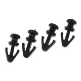 Max 100Pieces Car Anti-scratch Strips Rivet Trim Push Clip for Ford Fiesta Focus
