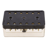 Max Car Circuit 6 Ways Fuse Holder with 6 Pieces 5A 10A 15A 20A Bakelite Fuses