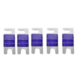 Max 5 Pieces Mini ANL Bolt Fork Fuse Kit Car Audio Circuit Breaker 100A