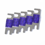 Max 5 Pieces Mini ANL Bolt Fork Fuse Kit Car Audio Circuit Breaker 100A