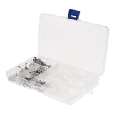 Max 270 Pieces 2.8/4.8/6.3mm Male Female Spade Crimp Terminal Insulating Sleeves