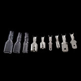 Max 270 Pieces 2.8/4.8/6.3mm Male Female Spade Crimp Terminal Insulating Sleeves