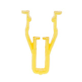 Max 500 Pieces Yellow Dashboard Instrument Plastic Fastener And Card Buckle Clip
