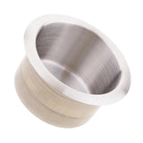 Max Stainless Steel Recessed Cup Drink Holder for Marine Boat RV Camper 85x55mm