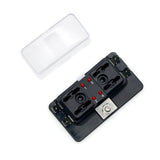 Max DC 12-32V 4 Way Blade Fuse Holder Box Block With Fuses Terminals Kit