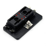 Max DC 12-32V 4 Way Blade Fuse Holder Box Block With Fuses Terminals Kit