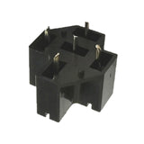 Max 40A 5Pin SPDT PCB Board Mount Relay Socket Connector with Terminals