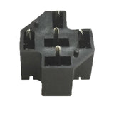 Max 40A 5Pin SPDT PCB Board Mount Relay Socket Connector with Terminals