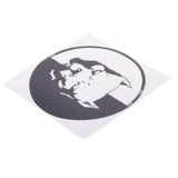 Max Car Stickers Stying Pitbull Super Hero Dog Reflective Waterproof Decal black