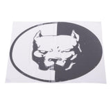 Max Car Stickers Stying Pitbull Super Hero Dog Reflective Waterproof Decal black