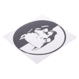 Max Car Stickers Stying Pitbull Super Hero Dog Reflective Waterproof Decal black
