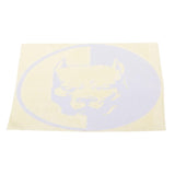 Max Car Stickers Stying Pitbull Super Hero Dog Reflective Waterproof Decal White