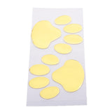 Max 3D Stereo Dog Footprint Car stickers Adhesive Decal Decoration PVC Gold