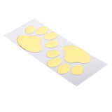 Max 3D Stereo Dog Footprint Car stickers Adhesive Decal Decoration PVC Gold