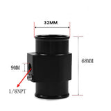 Max Water Temperature Temp Sensor Gauge Joint Pipe Radiator Hose Adapter 32mm