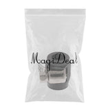 Max AN4 Car Fuel Oil Water Hose Pipe End Finisher Clamp Clip Aluminium Black