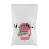 Max AN6 Car Fuel Oil Water Hose Pipe End Finisher Clamp Clip Aluminium Red
