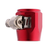 Max AN6 Car Fuel Oil Water Hose Pipe End Finisher Clamp Clip Aluminium Red