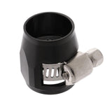 Max AN8 Car Fuel Oil Water Hose Pipe End Finisher Clamp Clip Aluminium Black