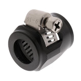 Max AN8 Car Fuel Oil Water Hose Pipe End Finisher Clamp Clip Aluminium Black