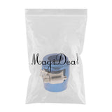 Max AN8 Car Fuel Oil Water Hose Pipe End Finisher Clamp Clip Aluminium Blue