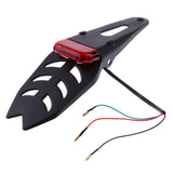 Max Fender LED Tail Brake Stop Light For Kawasaki KLR250 KLR650 KLX250 KX125 Red Lens