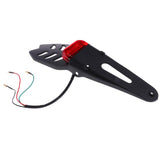 Max Fender LED Tail Brake Stop Light For Kawasaki KLR250 KLR650 KLX250 KX125 Red Lens